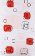 Декор KAI Group LINEA, красный, Lux, 250x400мм 
