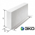 Газосиликатные блоки «ЭКО» D-500 из ячеистого бетона, 600х250х100 мм 