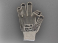 Перчатки Х/Б с ПВХ, «Sung jin Dotglove», 10 класс, 2.11