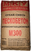 Сухая смесь М-300, «МКУ», пескобетон, 40 кг